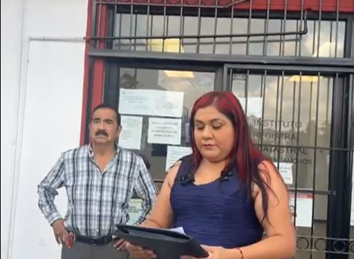 Piden destitución del director del Registro Público de Matamoros