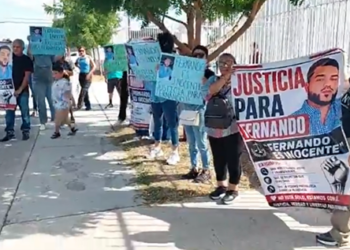 Protestan por detenido por feminicidio de mellizas en Matamoros; es inocente, afirman
