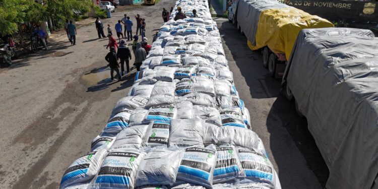 Entrega Gobierno de Tamaulipas 662.5 toneladas de fertilizante a productores de caña