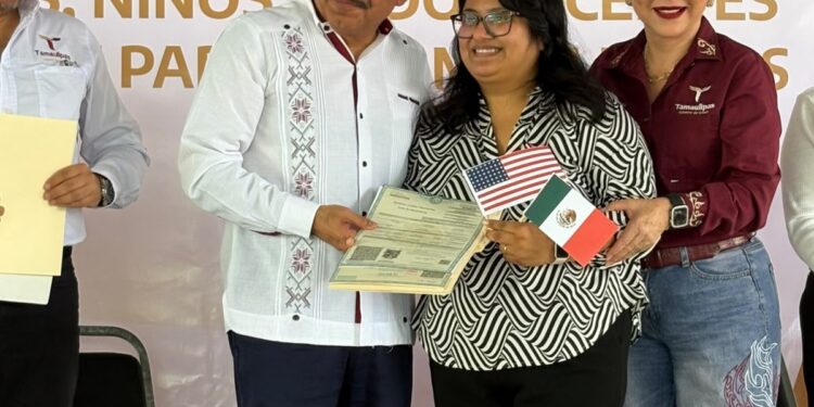 Tamaulipas fortalece la identidad y la certeza jurídica de familias binacionales