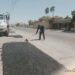 Cuadrillas municipales realizan trabajos de bacheo y mantenimiento vial en Matamoros