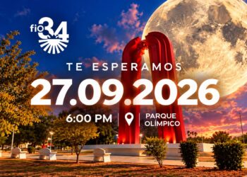 Beto Granados invita a disfrutar de la Luna itinerante del FIO 34 en el Parque Olímpico
