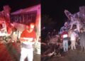 Choca autobús al volver de evento de Sheinbaum en Nayarit; cuatro muertos