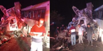 Choca autobús al volver de evento de Sheinbaum en Nayarit; cuatro muertos