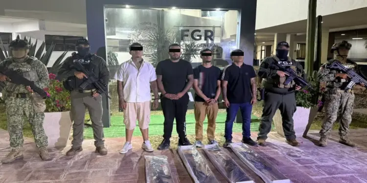 Siete detenidos en operativo en Reynosa; les aseguran arsenal y vehículos