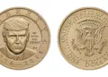 Esta es la moneda con cara de Donald Trump y esto vale en Estados Unidos