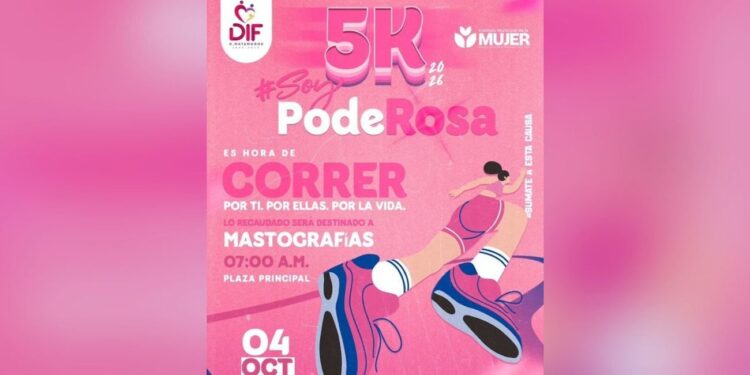 Por lluvia cancelan carrera “Poderosa” 5K en Matamoros