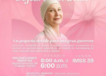 Anuncian microblading de cejas gratuito para quienes reciben quimioterapia en Matamoros