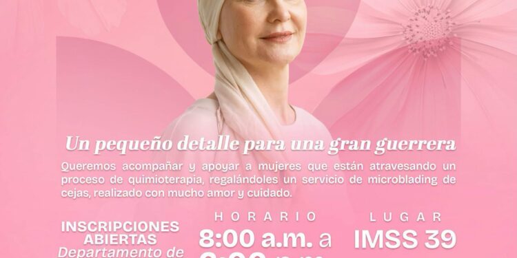 Anuncian microblading de cejas gratuito para quienes reciben quimioterapia en Matamoros