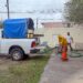 Ayuntamiento de Matamoros atiende inundación de la Primaria Francisco Zarco
