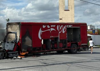 Bloqueos en Matamoros hoy: Incendian vehículos en diferentes puntos