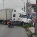 Carambola en Sexta y Ocampo por tráiler sin frenos en Matamoros