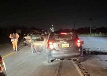 Choque en carretera Matamoros-Reynosa deja alumna de la UTM lesionada