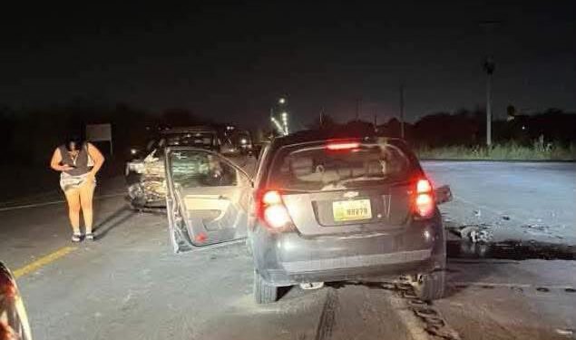 Choque en carretera Matamoros-Reynosa deja alumna de la UTM lesionada