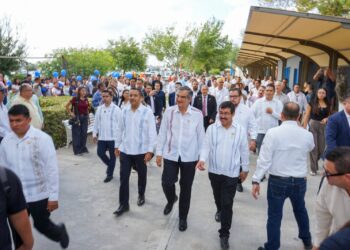 Villarreal y Dámaso Anaya inauguran espacios universitarios en Nuevo Laredo