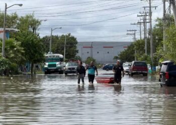 Lluvias dejan inundaciones en 93 colonias de Matamoros