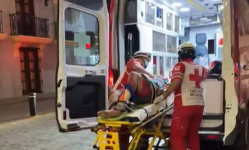 Tras riña en Plaza Principal de Matamoros sujeto atropella a dos y se oculta en hotel