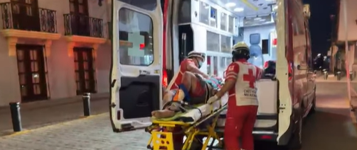 Tras riña en Plaza Principal de Matamoros sujeto atropella a dos y se oculta en hotel