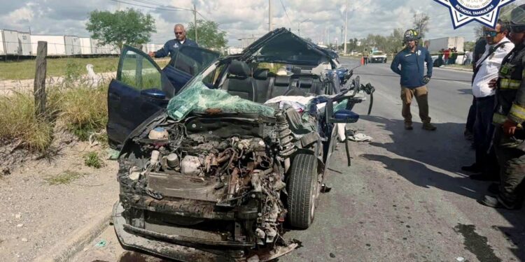 Muere estudiante de la UAT en choque con tráiler en Vista Hermosa, Reynosa