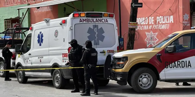 Muere hombre frente al Mercado Guadalupano en Reynosa