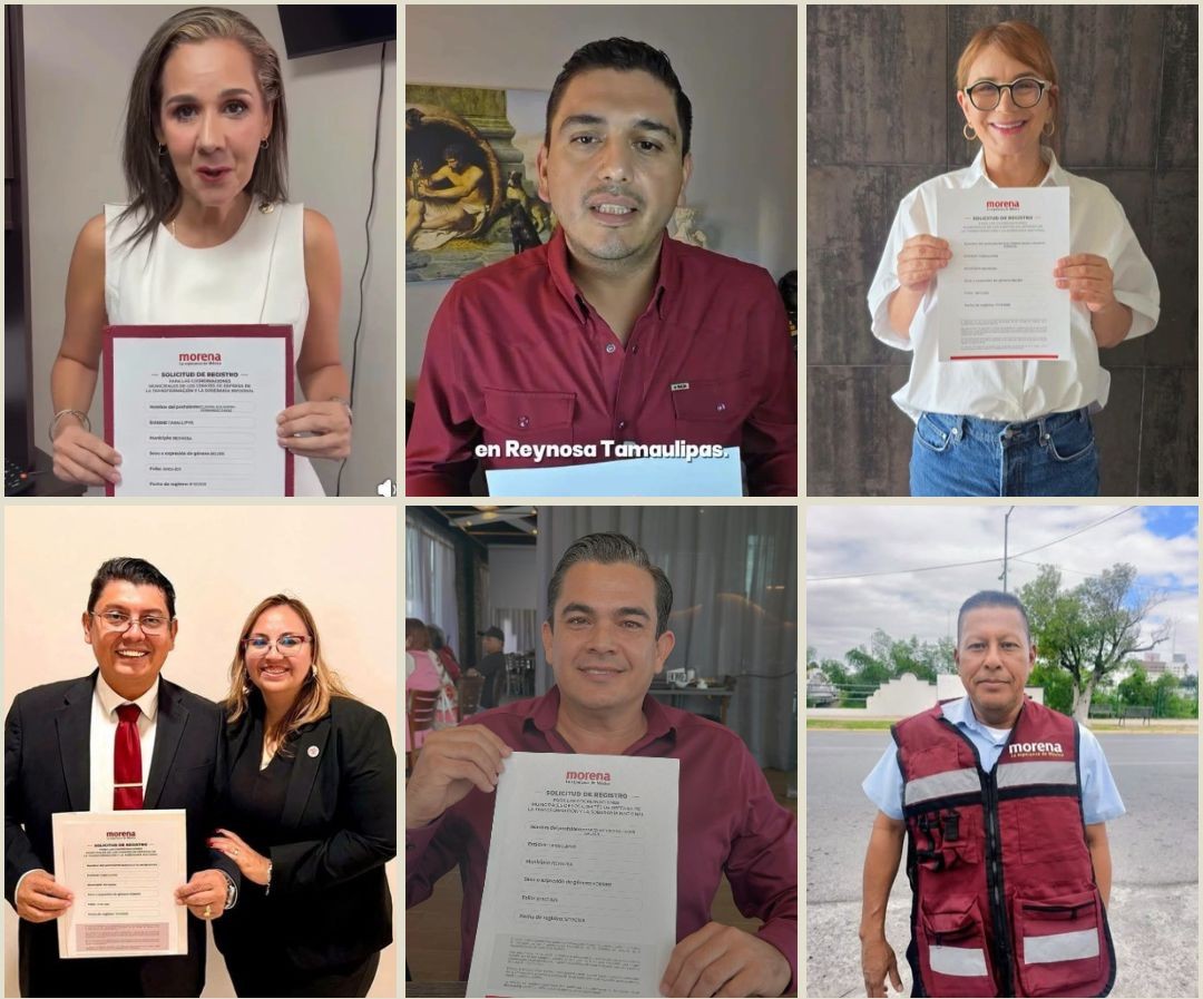 ¿Quiénes se registraron en Morena para buscará la presidencia de Reynosa? Estos son los aspirantes