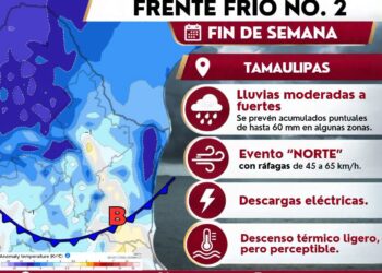 Por fin llega el frío número 2 a Tamaulipas: esta será el clima en Matamoros
