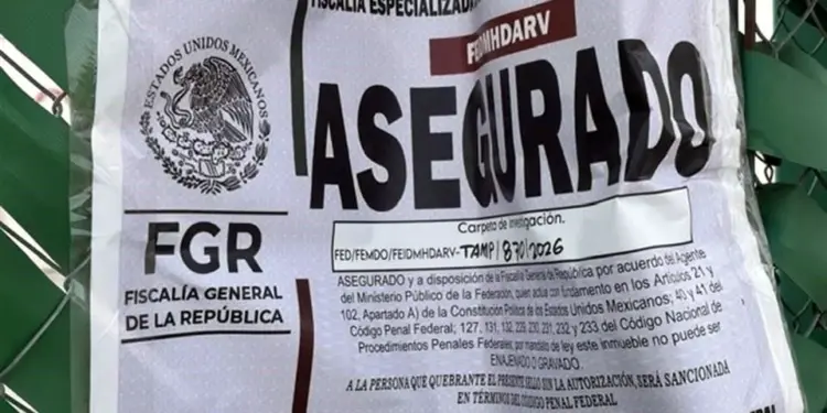 En cateo aseguran predio y pipas de huachicol en Reynosa