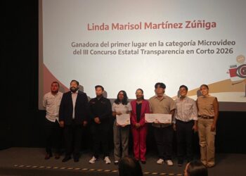 Gana alumna de Telebachillerato primer lugar en concurso de cortometraje “Transparencia en Corto 2026”