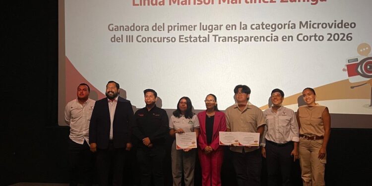 Gana alumna de Telebachillerato primer lugar en concurso de cortometraje “Transparencia en Corto 2026”