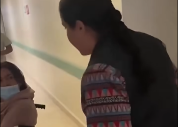 Trabajadora del Hospital General de Reynosa insulta a abuelita