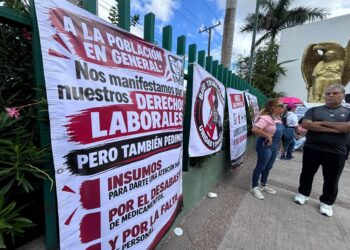 Trabajadores del IMSS Matamoros se unen a manifestación nacional ¿Hay paro de actividades?