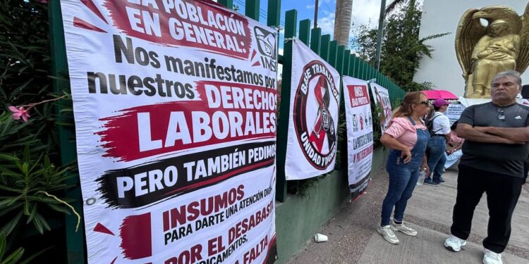 Trabajadores del IMSS Matamoros se unen a manifestación nacional ¿Hay paro de actividades?