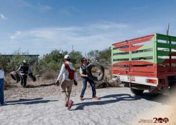 Jornada de prevención y descacharrización en la colonia Mezquital 2