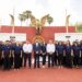 Beto Granados durante la ceremonia en honor a los Niños Héroes en Matamoros