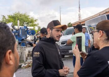 Beto Granados supervisa operación de bombas y atención a zonas afectadas por lluvias
