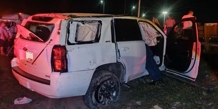 El Arqui presuntamente borracho se involucra en choque en Reynosa; deja un joven herido