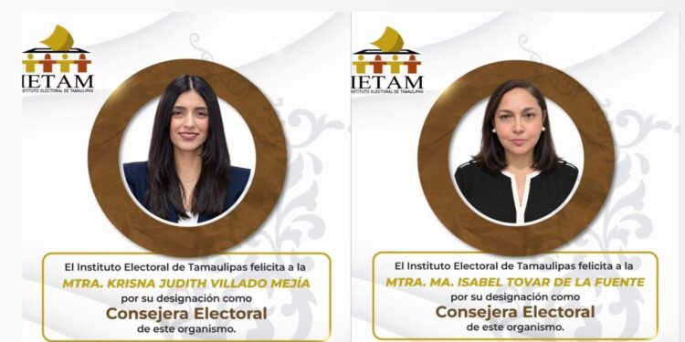 Designan a dos nuevas consejeras del IETAM; sigue pendiente la presidencia