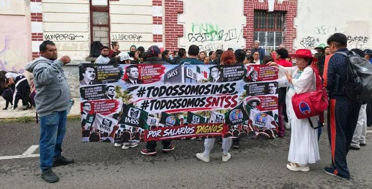 Marcharán trabajadores del IMSS en todo el país: estas son sus demandas