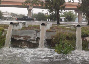 Severas inundaciones tras 8.5 pulgadas de lluvia en Matamoros